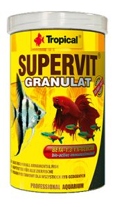 TROPICAL:> Корм для рыб Tropical Supervit Granulat Основной корм для всех декоративных рыб гранулы 55г .В зоомагазине ЗооОстров товары производителя TROPICAL. Доставка.