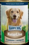 Консервы для собак Happy Dog Телятина с овощами  400г 