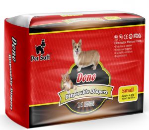 PET SOFT:> Подгузники Dono Pet Diaper S (вес 4-8кг, талия 30-45см) розовые 16шт .В зоомагазине ЗооОстров товары производителя PET SOFT(Китай). Доставка.