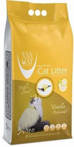 Van Cat:> Наполнитель для туалета Van Cat Vanilla комкующийся (бентонит) с ароматом ванили 5кг .В зоомагазине ЗооОстров товары производителя Van Cat (Ван Кэт)Турция. Доставка.
