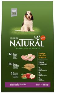 Guabi Natural:> Корм для собак Guabi Natural  для щенков средних пород цыплёнок рис сухой 15кг .В зоомагазине ЗооОстров товары производителя Guabi Natural. Доставка.