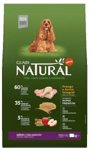 Guabi Natural:> Корм для собак Guabi Natural  для собак средних пород цыплёнок рис сухой 20кг .В зоомагазине ЗооОстров товары производителя Guabi Natural. Доставка.