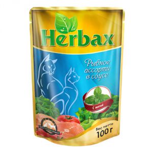 Herbax:> Корм для кошек Herbax. В зоомагазине ЗооОстров товары производителя Herbax. Доставка.