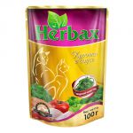 Корм для кошек Herbax курочка с морской капустой консервы 100г