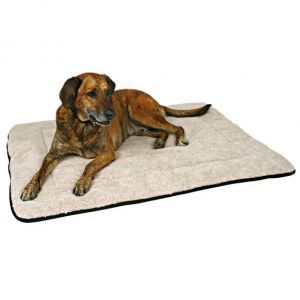 TRIXIE:> Лежак-подстилка Trixie Cody черный-бежевый, флис-вельвет 100х125см 3708 .В зоомагазине ЗооОстров товары производителя TRIXIE (ТРИКСИ) Германия. Доставка.