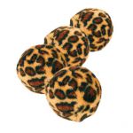 Игрушка для кошек Trixie Набор мячиков Леопард 4шт 3,5см 4109