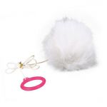 Игрушка для кошек Trixie Мячик меховой на веревочке о7см х 55см 4169