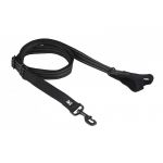 Поводок для бега Hurtta Jogging Leash 105-180см*20мм чёрный 931950 