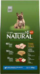 Guabi Natural:> Корм для собак Guabi Natural для взрослых собак мелких пород цыплёнок рис 1кг .В зоомагазине ЗооОстров товары производителя Guabi Natural. Доставка.