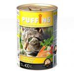 Корм для кошек Puffins Курица кусочки в желе консервы 400г 