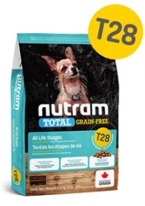 Nutram:> Корм для собак Nutram Total GF T28 Small Breed Salmon & Trout .В зоомагазине ЗооОстров товары производителя Nutram (Нутрам) Канада. Доставка.