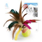 Игрушка Мячик с перьями.GiGwi 75068 