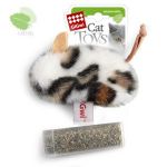 Игрушка Мышь с пластиковым контейнером кошачей мяты,GiGwi 75094 